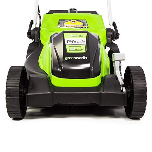 Greenworks 14-Inch 9 Amp Corded Electric Lawn Mower MO09B01