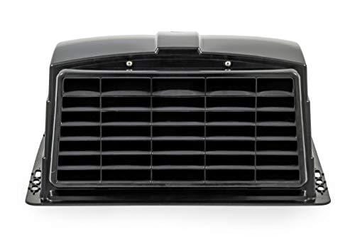 Camco Standard Roof Vent Cover, Opens for Easy Cleaning, Aerodynamic Design, Easily Mounts to RV with Included Hardware-Black (40443)