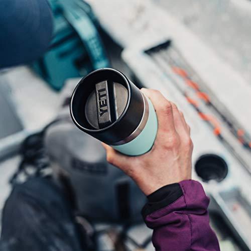 YETI Rambler 12 oz Stainless Steel Vacuum Insulated Bottle with Hot Shot Cap, Seafoam