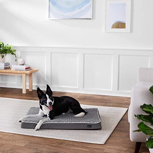 AmazonBasics Ergonomic Foam Pet Bed - 27" x 36"