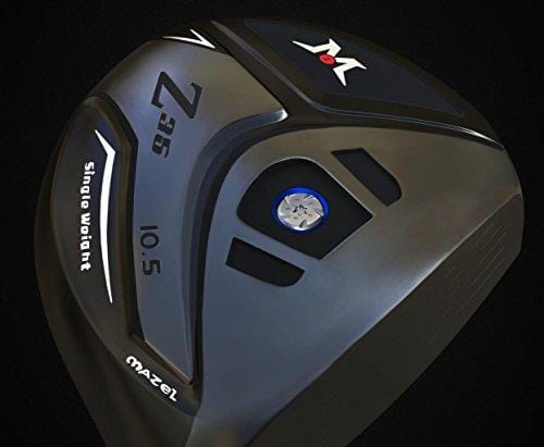 MAZEL Titanium Golf Driver for Men,Right Handed,460CC (Right, Graphite(Black Head), Regular (R), 10.5)