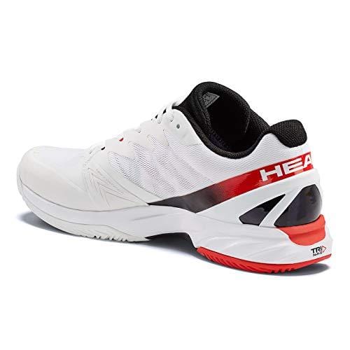 HEAD Men's Sprint Pro 2.0 Tennis Shoes (White/Black) (9.5 D(M) US)