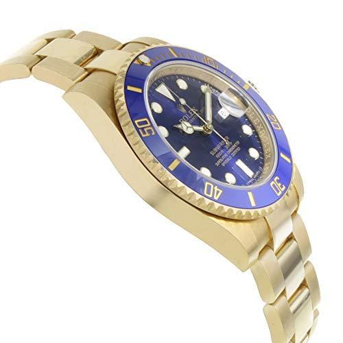 Rolex Men's Submariner Automatic Blue Dial Oyster 18k Solid Gold