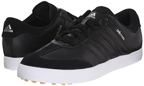 adidas Men's Adicross V Golf Shoe, Black/White, 9.5 M US [product _type] adidas - Ultra Pickleball - The Pickleball Paddle MegaStore