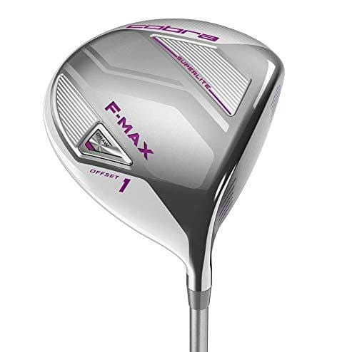 Cobra Golf 2019 F-Max Superlite Complete Set White-Purple Cactus Flower (Women's, Right Hand, Graphite, Ladies Flex, 15.0, 3W, 5W, 7W, 5H, 6-PW, SW, Putter, Bag)