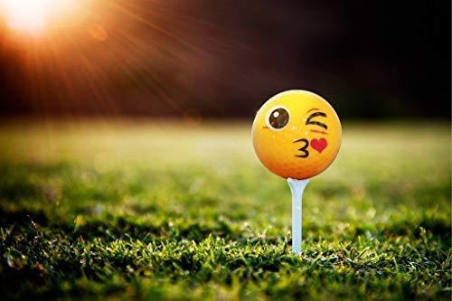 Emoji Golf Balls Deluxe Gift - Golf Gifts for Men & Women - Gag Gift for The Golf Fan who has Everything Deluxe (14 Golf Balls, Fun)
