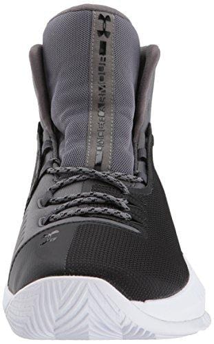Under Armour Men's Team Drive 4 Basketball Shoe, Black (001)/White, 8.5