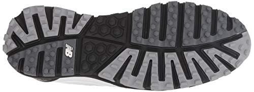 New Balance Women's Minimus WP Waterproof Spikeless Comfort Golf Shoe, White/Black, 8.5 M US