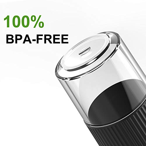 Portable Blender, 300ml BZseed Personal Size Blender Shakes and Smoothies, USB Rechargeable Mini Black Juicer Cup Handheld Fruit Mixer-IP68 Waterproof, BPA Free