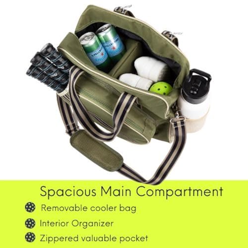 Stay Golden Co. Pickleball Bag (Olive Green)
