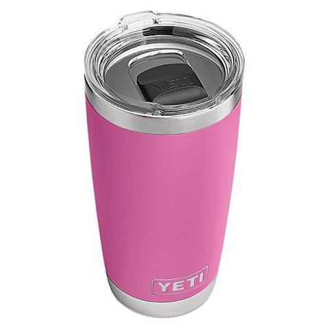 YETI Rambler 20 oz Stainless Steel Vacuum Insulated Tumbler w/MagSlider Lid, Harbor Pink