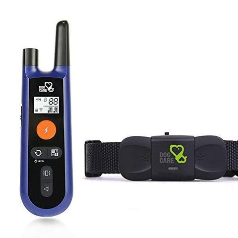 DOG CARE Dog Training Collar - Upgrated Dog Shock Collar w/3 Training Modes, Beep, Vibration and Shock, 100% Waterproof Training Collar, Up to 1000Ft Remote Range, 0~99 Shock Levels Dog Training Set