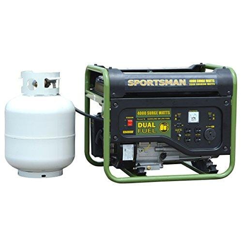 Sportsman GEN4000DF, 3500 Running Watts/4000 Starting Watts, Dual Fuel Powered Portable Generator