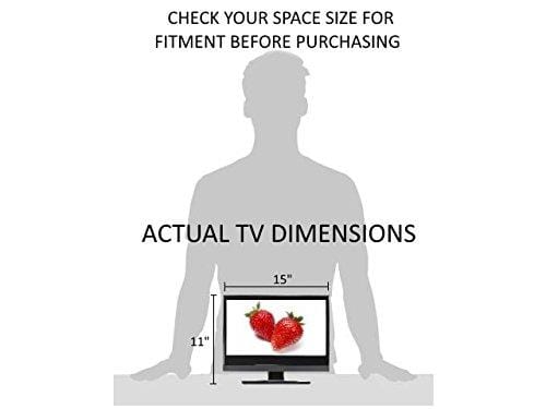 Small TV - Perfect Kitchen TV - 15.6 inch LED TV - Watch HDTV Anywhere - for Kitchen tv, RV tv, Office tv & More- Free HD Local Channels - Small HD TV - USB, HDMI, RCA, RF & More