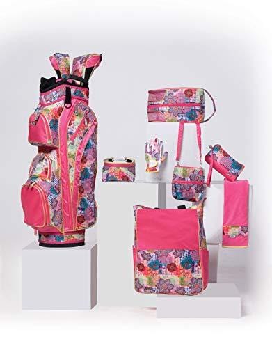 Glove It Women's Golf Bag Ladies 14 Way Golf Carry Bag - Golf Cart Bags for Women - Womens Lightweight Golf Travel Case - Easy Lift Handle - 2019 Bloom