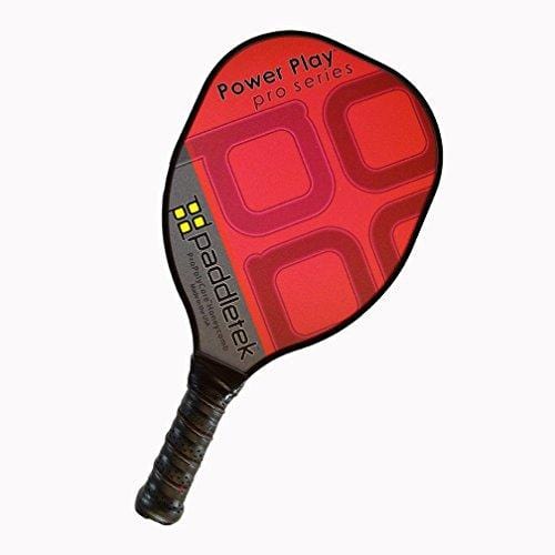 Paddletek Power Play Pro Pickleball Paddle, Red [product _type] Paddletek - Ultra Pickleball - The Pickleball Paddle MegaStore