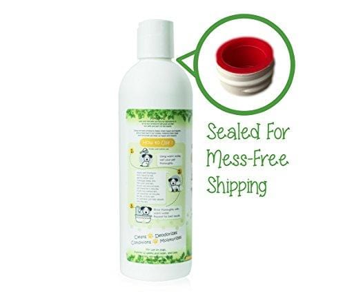 Natural Hypoallergenic Oatmeal Dog Shampoo: Itchy Dry Sensitive Skin Dandruff Wash For Large & Small Breed Adult & Puppy Dogs - Deodorizing & Moisturizing Aloe Pet Hair Grooming Formula - Cruelty Free
