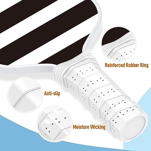 Sprypals Pickleball Paddles, USAPA Approved, Fiberglass Surface Pickleball Set with 2 Rackets, 4 Balls, Bag, Pickleball Paddles Gifts for Beginners& Intermediate Players (Horizontal)