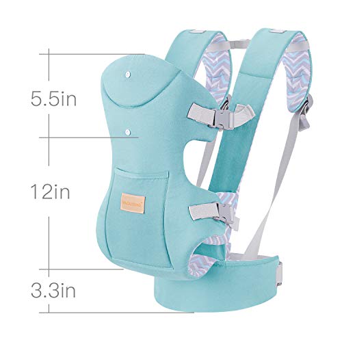 TIANCAIYIDING Ergonomic Baby Carrier，Soft & Breathable Baby Carriers Backpack Front and Back for Infants to Toddlers Up to 44 lbs