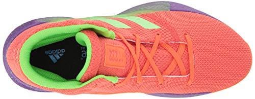 adidas Unisex Pro Bounce Madness 2019, True Orange/Solar Green/Shock red, 3.5 M US Big Kid
