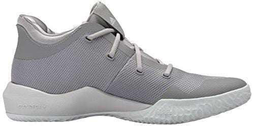 adidas Performance Men's Rise up 2 Basketball Shoe, Grey Three/White/Medium Grey Heather, 8.5 M US