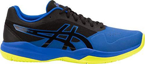 ASICS Gel-Game 7 Men's Tennis Shoe, Black/Illusion Blue, 9.5 D US
