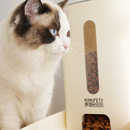 Automatic Pet Feeder, Dog, Cat, Rabbit & Small Animals Food Dispenser,Large-Capacity Cat and Dog Bowl,Blue