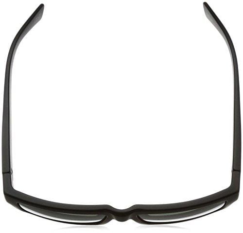 Spy Optic Men's Montana Square Sunglasses, Soft Matte Black/Happy Gray/Green, 1.5 mm