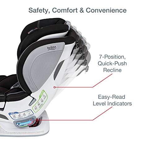 Britax Advocate ClickTight Convertible Car Seat - 3 Layer Impact Protection - Rear and Forward Facing - 5 to 65 Pounds, Mosaic