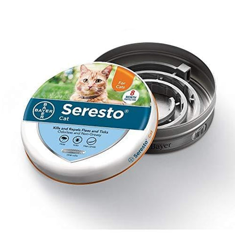 Seresto flea collar for cats, 8-month flea and tick prevention for cats 10 weeks of age and older