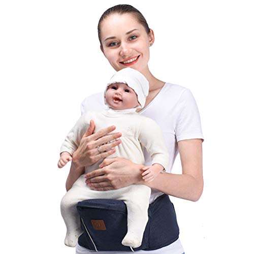 Bebamour New Style Designer Sling and Baby Carrier 2 in 1,Approved by U.S. Safety Standards (Denim Blue)