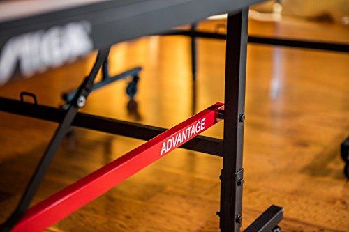 STIGA Advantage Competition-Ready Indoor Table Tennis Table 95% Preassembled Out of the Box with Easy Attach and Remove Net