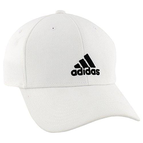 adidas Men's Rucker Stretch Fit Cap, White/Black, Large/X-Large