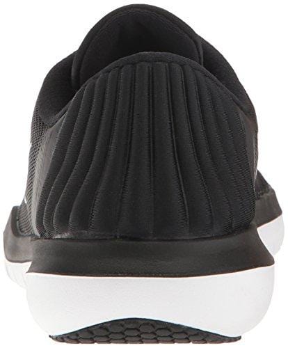 NIKE Women's Flex Supreme TR 5 Cross Training Shoe, Black/White/Pure Platinum, 9.5 B(M) US