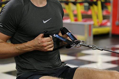 Fitteroy Premium Heavy Duty Exercise Handles (Set of 2) for Cable Machines and Resistance Bands