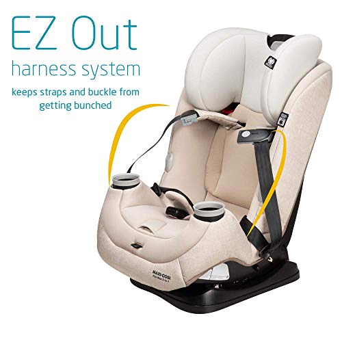Maxi-Cosi Pria Max 3-in-1 Convertible Car Seat, Nomad Sand, One Size, New Nomad Sand