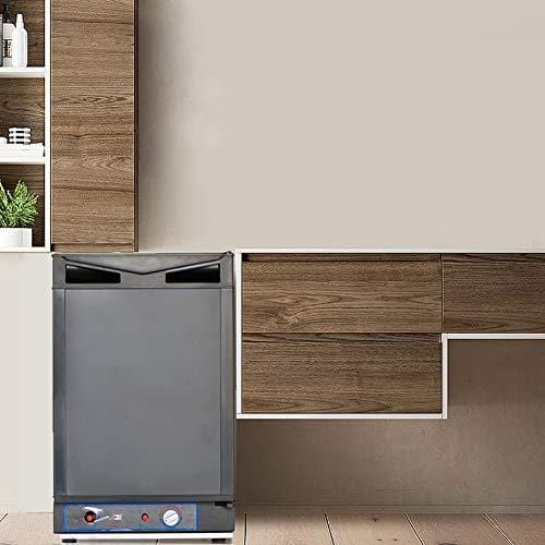 SMAD AC/DC/LPG Compact Refrigerator Propane Gas RV Fridge,1.4 cu. ft, Black