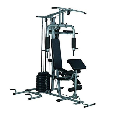 Soozier Complete Home Fitness Station Gym Machine w/ 100 lb Stack