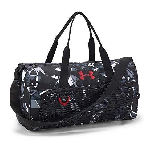 Under Armour Boys' Armour Select Duffle, White (101)/Red, One Size