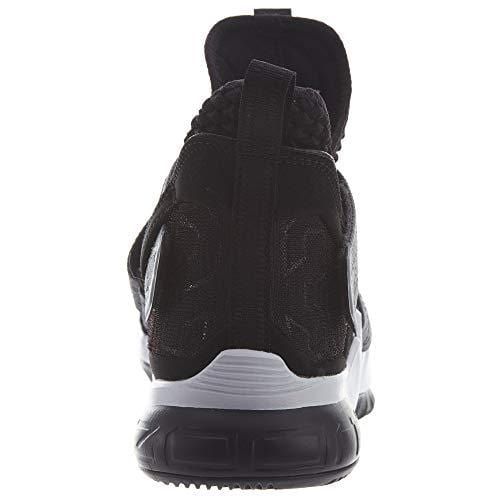 Nike Men's Lebron Soldier XII Basketball Shoe (9 D US) Black/White