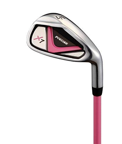 Distinctive Girls Right Handed Pink Junior Golf Club Set for Age 6 to 8 (Height 3'8" to 4'4") Set Includes: Driver (15"), Hybrid Wood (22, 2 Irons, Putter, Bonus Stand Bag & 2 Headcovers [product _type] Precise - Ultra Pickleball - The Pickleball Paddle MegaStore