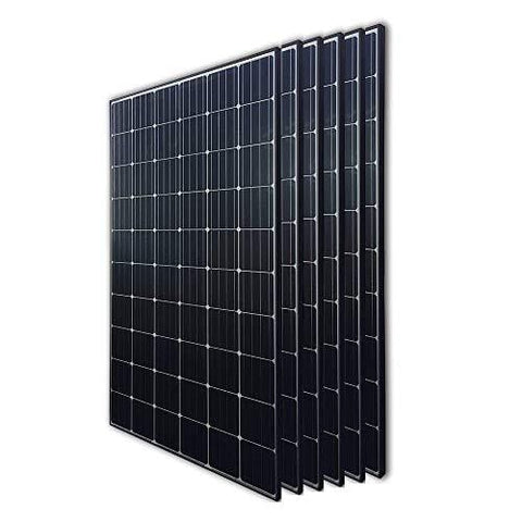 Renogy 6Pcs 300 Watt 24 Volt Monocrystalline Solar Panel 1800W for Off-Grid On-Grid Large Solar System, Residential Commercial House Cabin Sheds Rooftop, Multi-Panel Solar Arrays