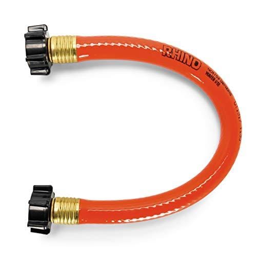 Camco Rhino Heavy Duty 28 Gallon Portable Waste Holding Hose and Accessories-Durable Leak Free and Odorless RV Tote Tank (39004)