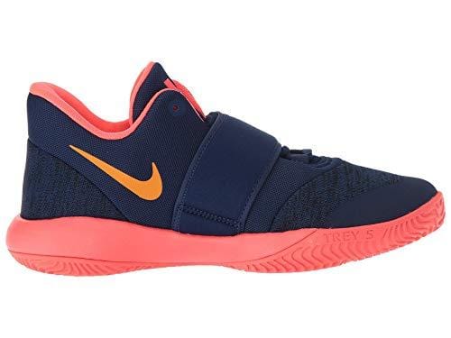 Nike Boy's KD Trey 5 VI Basketball Shoe Blue Void/Orange Peel/Flash Crimson Size 5.5 M US