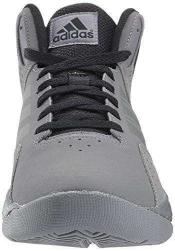 adidas Men's CF Ilation MID Basketball Shoe, Grey Four/Black, 7.5 Medium US