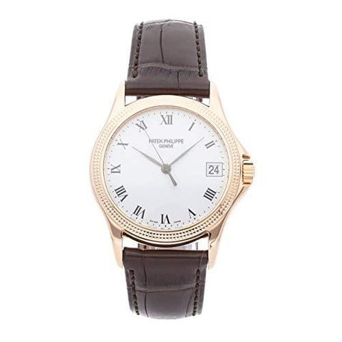 Patek Philippe Calatrava Mechanical (Automatic) White Dial Mens Watch 5117R-001 (Certified Pre-Owned)