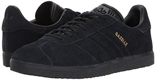 adidas Originals Gazelle Sneaker,BLACK/BLACK/METALLIC GOLD,12.5 Medium US