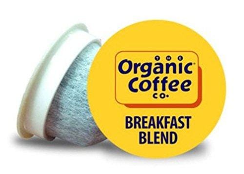 The Organic Coffee Co. OneCup, Breakfast Blend, Single Serve Coffee K-Cup Pods (36 Count), Keurig Compatible