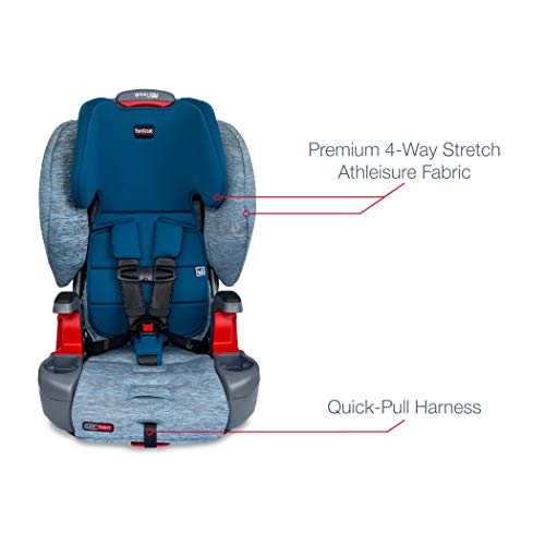 Britax USA Grow with You ClickTight Harness-2-Booster Car Seat - 2 Layer Impact Protection - 25 to 120 Pounds, Seaglass  [Newer Version of Frontier]