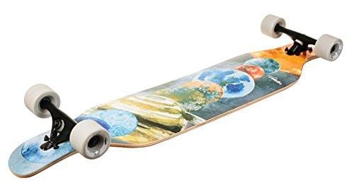 VOLADOR 42inch Freeride Longboard Complete Cruiser (Drop Through Deck - Camber concave)(Solar)